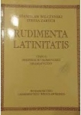 Rudimenta latinitatis,cz. II