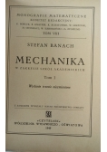 Mechanika ,Tom I ,1949 r.