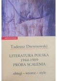 Literatura polska 1944-1989. Próba scalenia