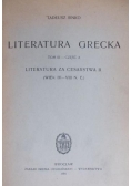 Literatura Grecka. Tom III część 2