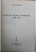 Stosunki Polsko Niemieckie 1926 do  1932