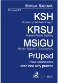 Kodeks spółek handlowych Krajowy Rejestr Sądowy Monitor Sądowy i Gospodarczy Prawo upadłościowe