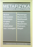 Metafizyka w filozofii analitycznej