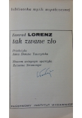 Tak zwane zło