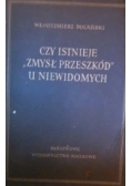 Czy istnieje zmysł przeszkód u niewidomych