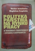 Polityka Państwa na rynku pracy