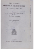 The Concise Oxford Dictionary of Current English
