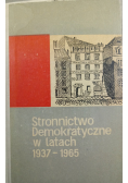 Stronnictwo Demokratyczne w latach 1937 1965