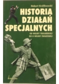 Historia działań specjalnych