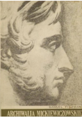Archiwalia Mickiewiczowskie