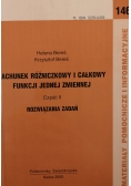 Rachunek różniczkowy i całkowy funkcji jednej zmiennej. Część II. Rozwiązania zadań