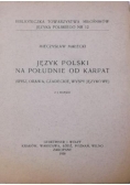 Język polski na południe od Karpat 1938 r.