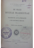 De Praxi Divinae Praesentiae, 1889 r.