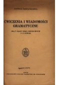 Ćwiczenia i wiadomości gramatyczne, 1936 r.