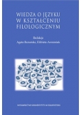 Wiedza o języku w kształceniu filologicznym