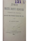 Żywot Świętej Joanny Franciszki, 1880 r.