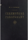 Ceremonjał Parafjalny, 1931 r.