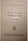 Z teorii literatury, 1947r.
