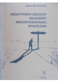 Negatywizm szkolny młodzieży niedostosowanej społecznie