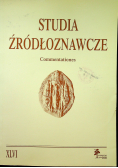 Studia źródłoznawcze tom XLVI