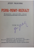 Pisma -Mowy-Rozkazy,1931r.