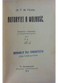 Autorytet a wolność, 1913r.