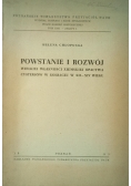 Powstanie i rozwój