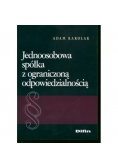 Jednoosobowa spółka z ograniczoną odpowiedzialnością