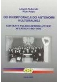 Od inkorporacji do autonomii kulturalnej