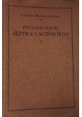 Początki nauki języka łacińskiego I, 1926 r.