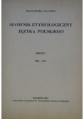 Sławski Franciszek - Słownik etymologiczny języka polskiego Zeszyt 3