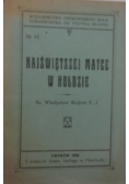 Najświętszej Matce w hołdzie, 1926 r.