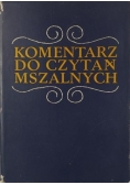 Komentarz do czytań mszalnych, Cykl A.