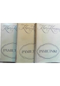 Pamiętniki, tomy I-III