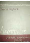 Arystoteles. Początki i podstawy nauki o społeczeństwie