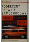 Podręczny słownik samochodowy polsko niemiecki niemiecko polski