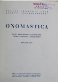 Onomastica rocznik XXX