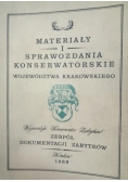 Materiały i Sprawozdania Konserwatorskie Województwa Krakowskiego