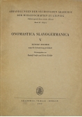 Onomastica Slavogermanica V