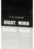 Right Word Wrong Word
