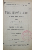 Uwagi Chrześcijańskie na każdy dzień miesiąca 1902 r.