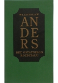 ANDERS  bez ostatecznego rozdziału