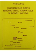 Zgromadzenie Sióstr Najświętszego Imienia Jezusa w Latach 1887 1946
