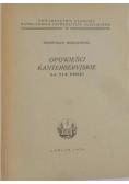 Opowieści kanterberyjskie na tle epoki
