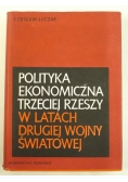 Polityka ekonomiczna Trzeciej Rzeszy w latach Drugiej Wojny Światowej