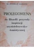 Prolegomena do filozofii przyrody inspiracji artystotelesowsko-tomistycznej