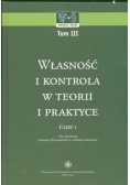 Własność i kontrola w teorii i praktyce Część I