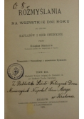 Rozmyślania na wszystkie dni roku. Tom III, 1895 r.