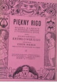 Piękny Rigo: piękny Cygan: wodewil w 4 aktach ze śpiewami i tańcami z cygańskiego życia, 1934 r.