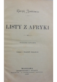 Listy z Afryki, 1907 r.